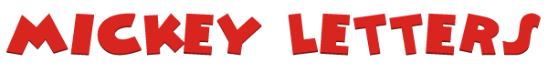 MICKEY LETTERS